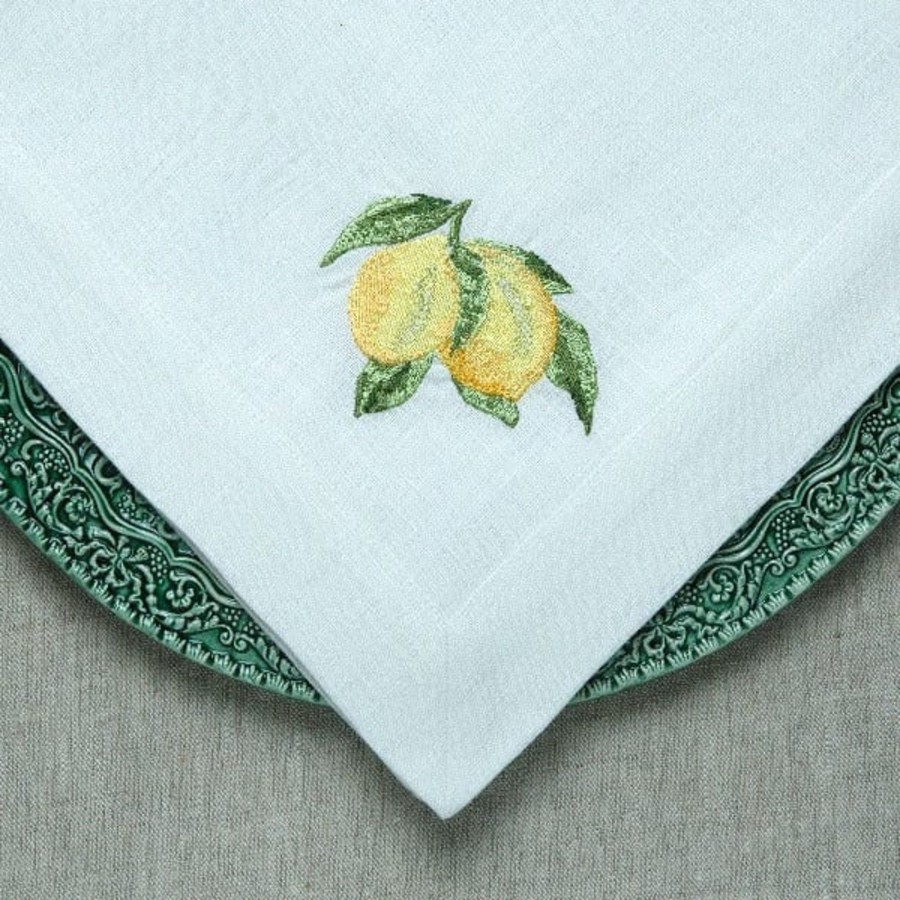 Table & Home Arte Italica Napkins | Lemon Branch Large Napkin