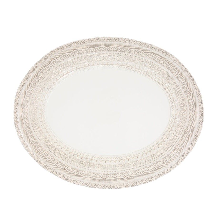 Table & Home Arte Italica Platters & Trays | Finezza Large Oval Platter