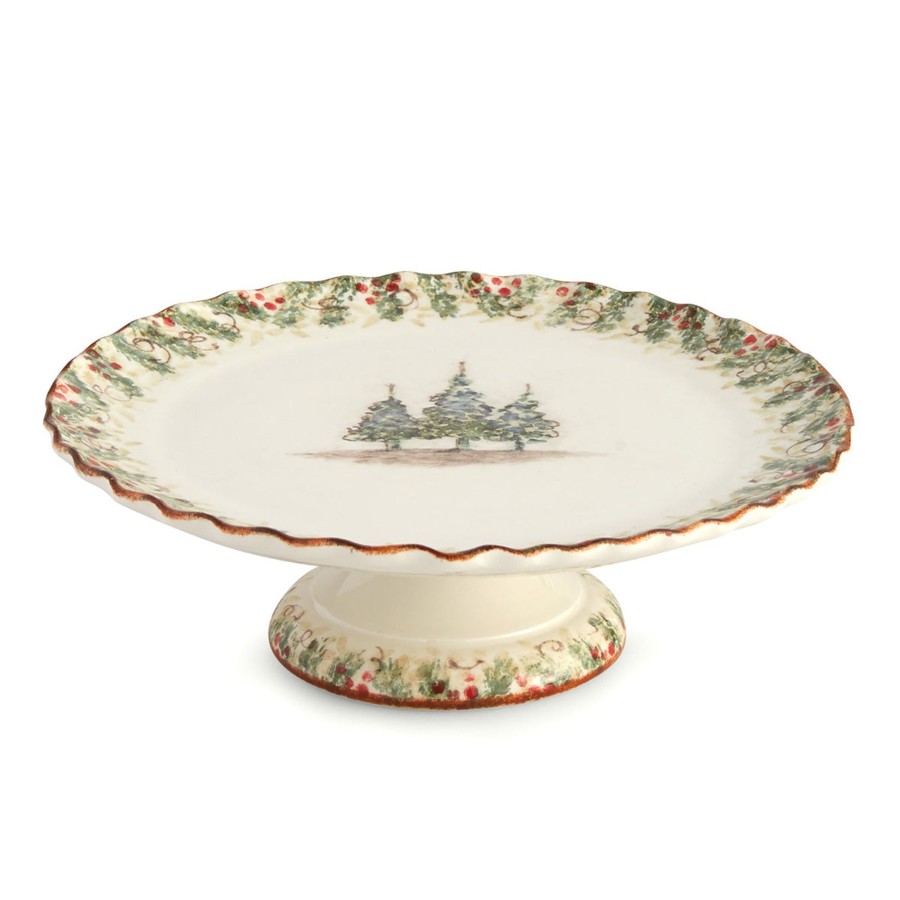 Table & Home Arte Italica All Serveware | Natale Cake Stand