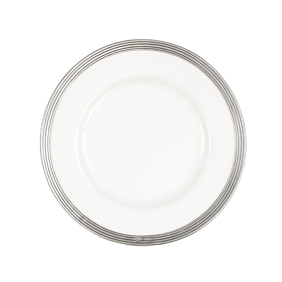 Table & Home Arte Italica Pewter | Tuscan Salad/Dessert Plate