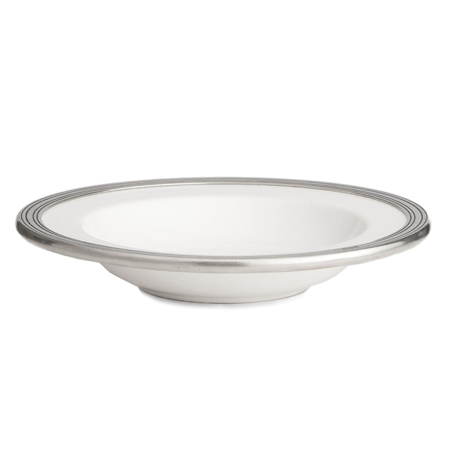 Table & Home Arte Italica Pewter | Tuscan Pasta / Soup Bowl - Sale