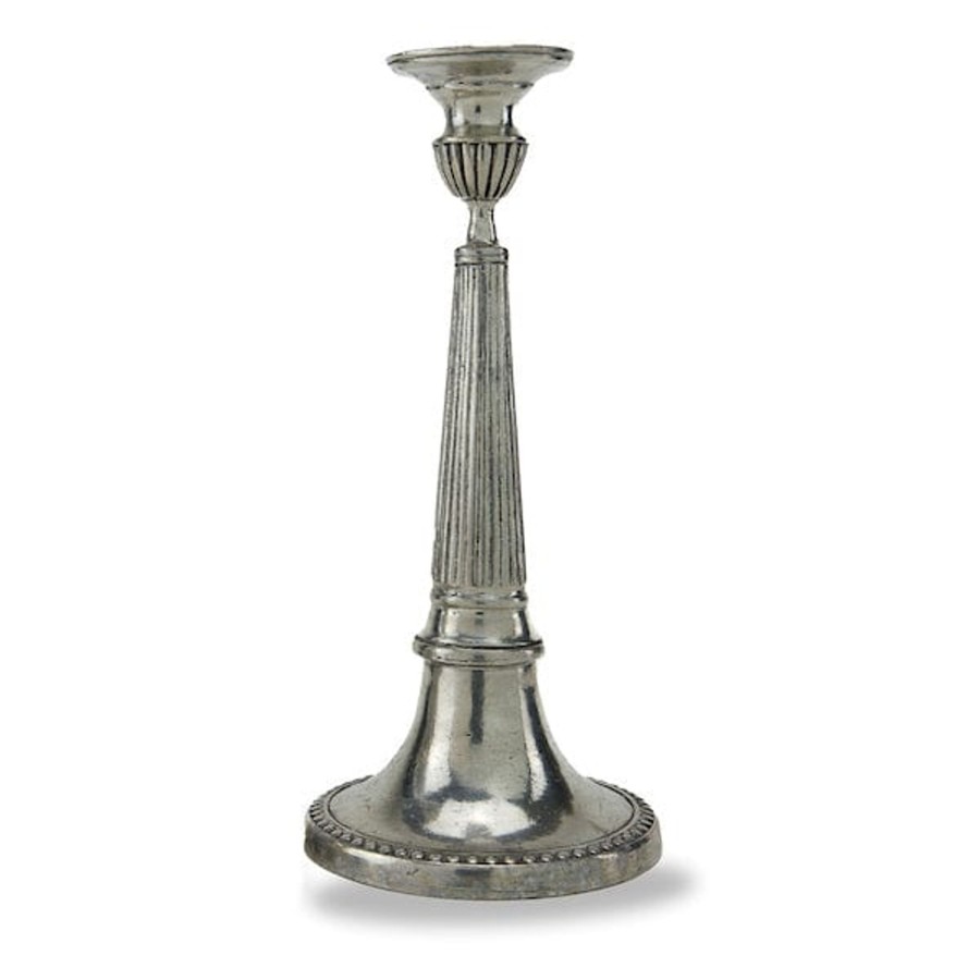 Table & Home Arte Italica Pewter | Ilaria Candlestick