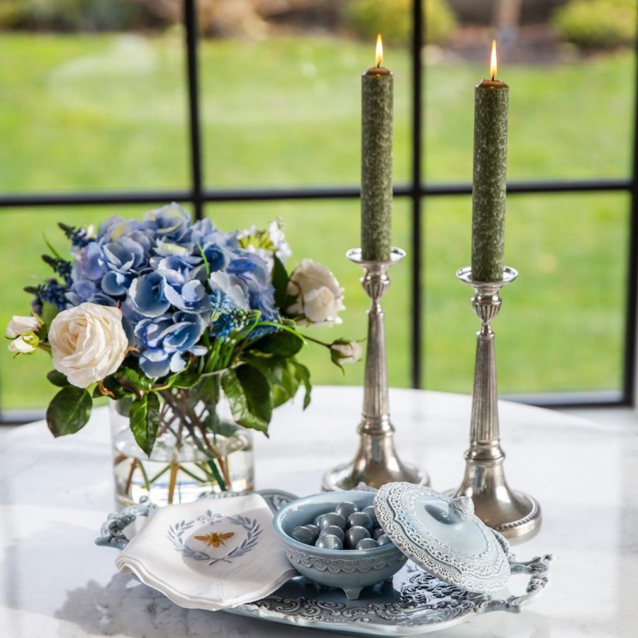 Table & Home Arte Italica Pewter | Ilaria Candlestick