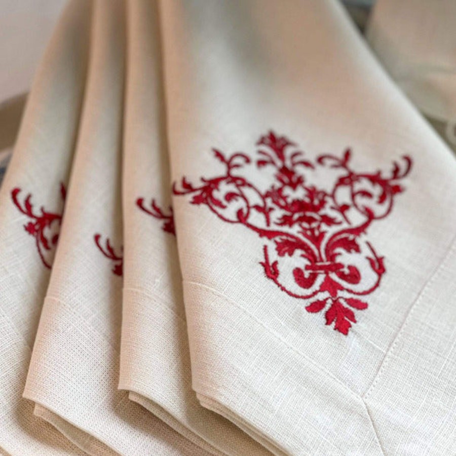 Table & Home Arte Italica Napkins | Victorian Large Napkin - Sale