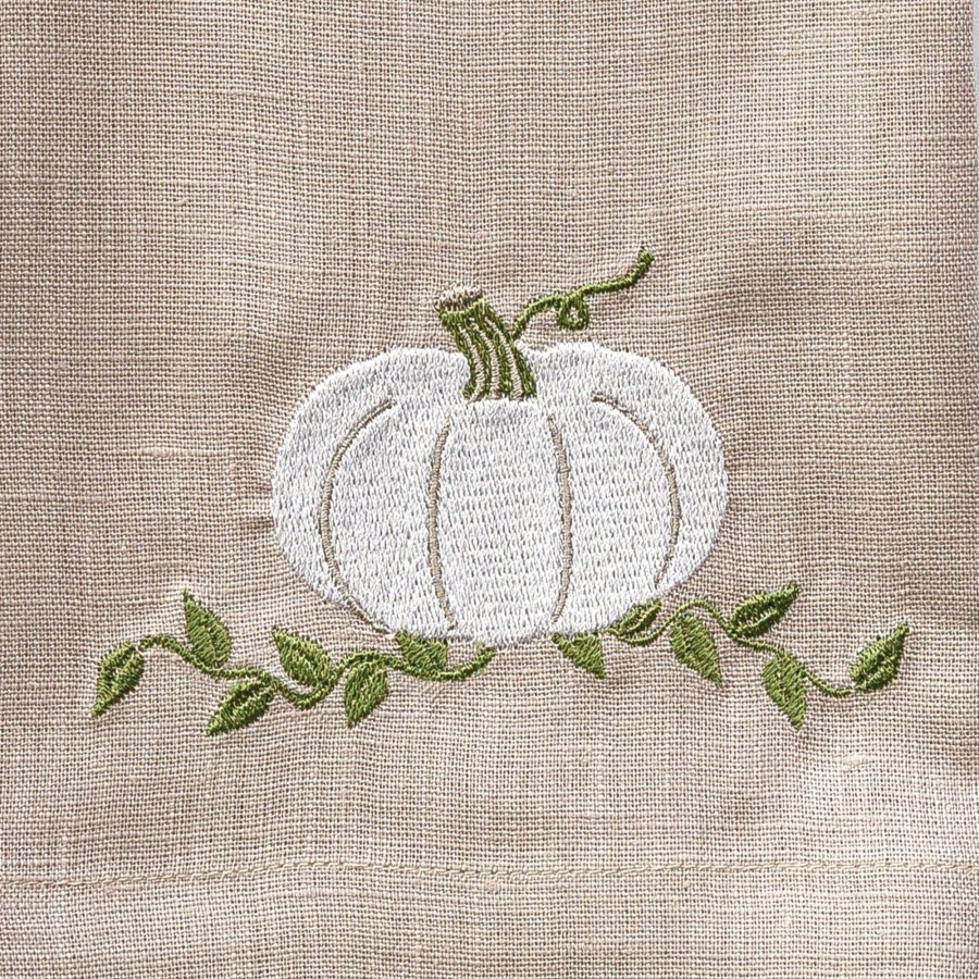 Table & Home Arte Italica Towels | Pumpkin Soft Flax Linen Towel