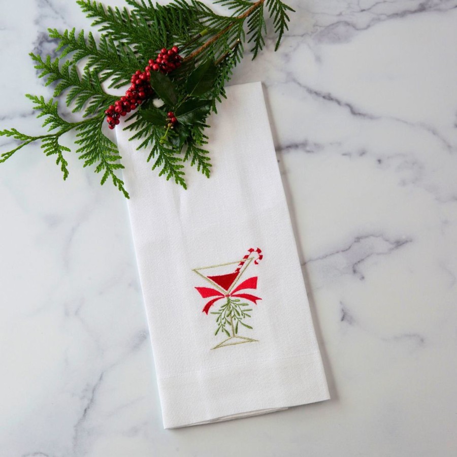 Table & Home Arte Italica Towels | Christmas Cosmo Linen Towel