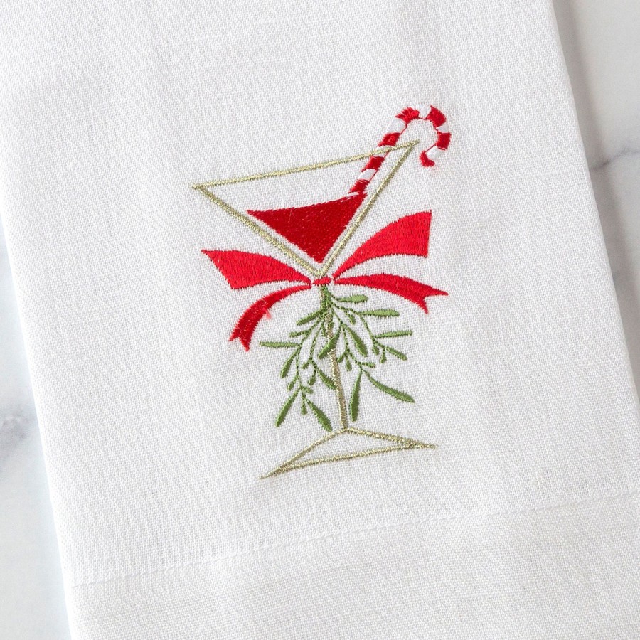 Table & Home Arte Italica Towels | Christmas Cosmo Linen Towel