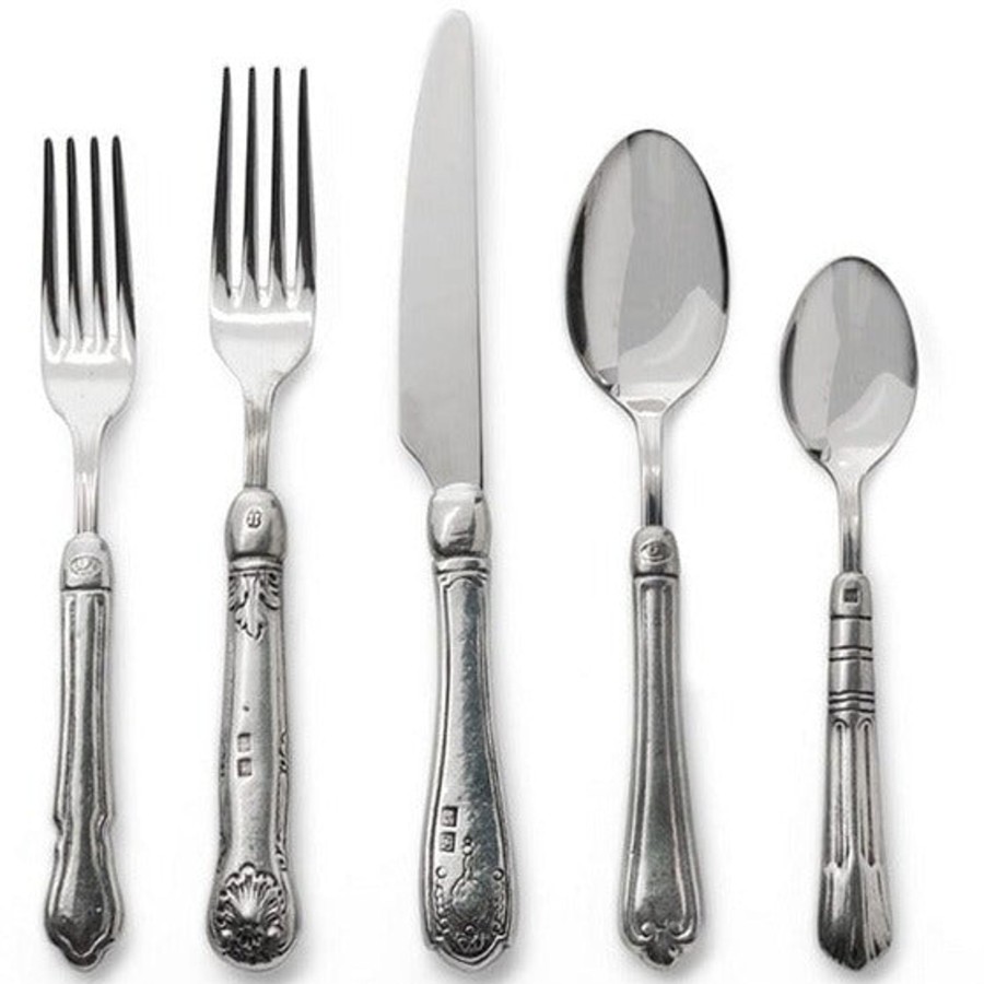 Table & Home Arte Italica Flatware | Hotel 5-Piece Placesetting