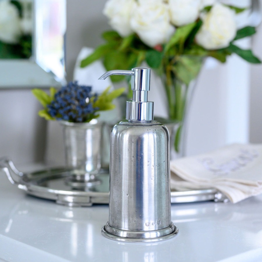 Table & Home Arte Italica Pewter | Roma Soap Pump - New Design