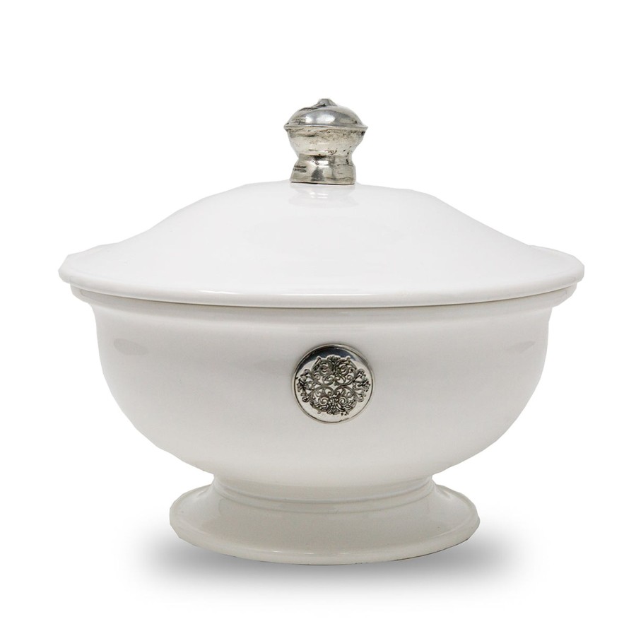 Table & Home Arte Italica Serving Bowls | Tuscan Small Round Tureen