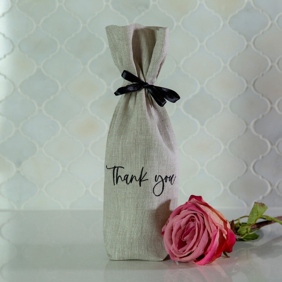 Table & Home Arte Italica Wine Bags | Thank You Wine Bag