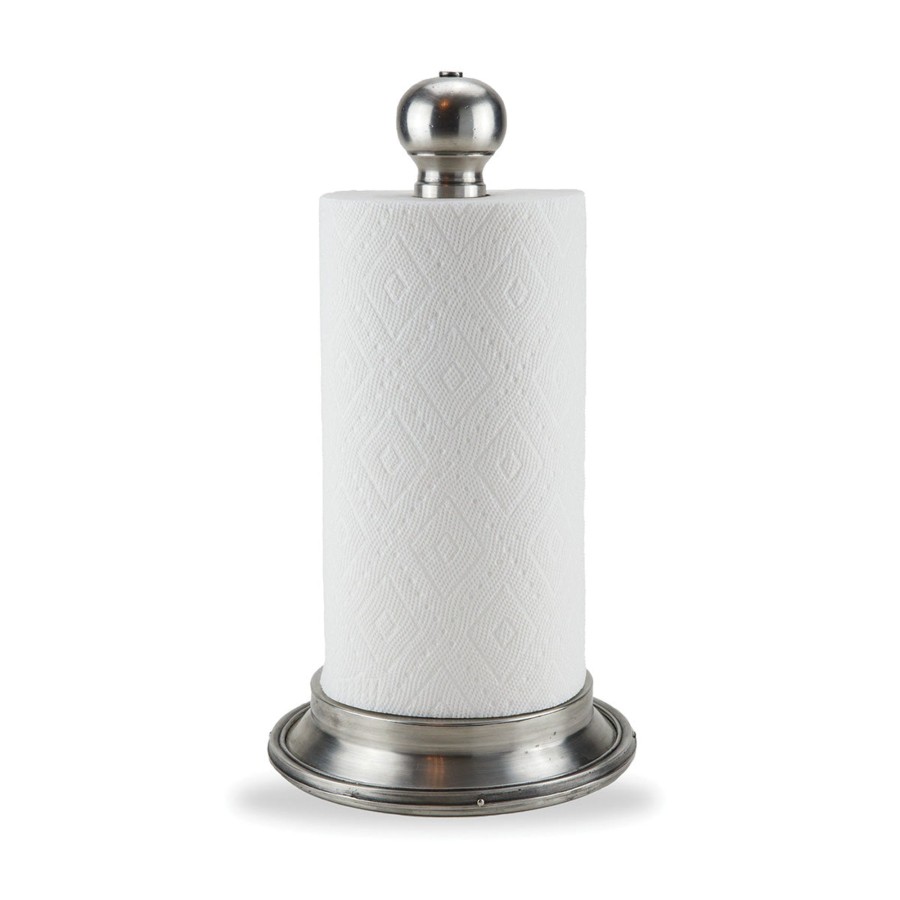 Table & Home Arte Italica Pewter | New Peltro Paper Towel Holder