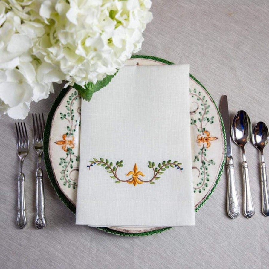 Table & Home Arte Italica Napkins | Medici Tri-Fold Napkin