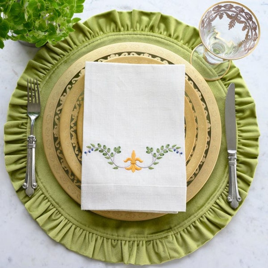 Table & Home Arte Italica Napkins | Medici Tri-Fold Napkin