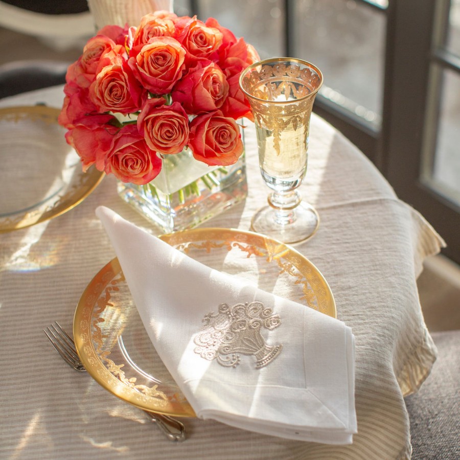 Table & Home Arte Italica Napkins | Fiori Basket Large Napkin