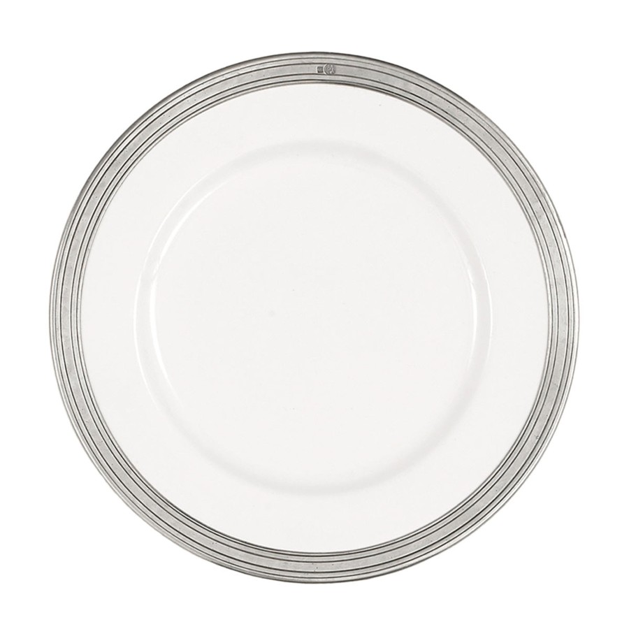 Table & Home Arte Italica Pewter | Tuscan Dinner Plate