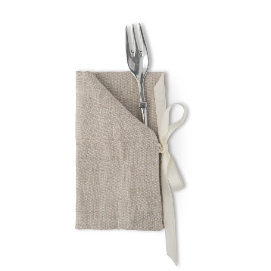 Table & Home Arte Italica Pewter | Tavola Appetizer Fork Set Of 4 With Pouch