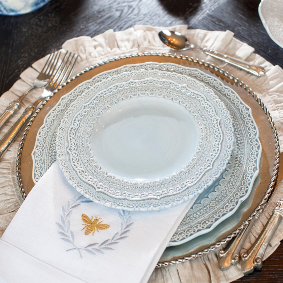 Table & Home Arte Italica Dinner Plates | Finezza Blue Dinner Plate