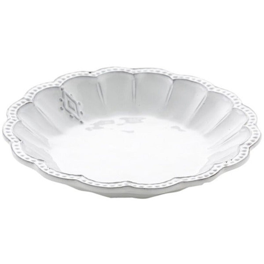 Table & Home Arte Italica Bowls | Bella Bianca Medallion Pasta/Soup Bowl