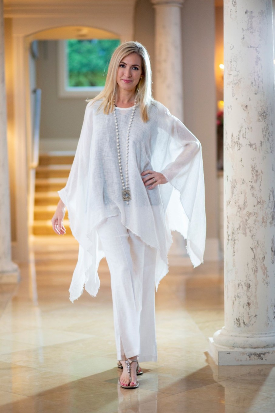 Apparel Crown Linen Designs | Laurel Poncho