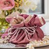 Table & Home Crown Linen Designs All Linens | Velvet Jewelry Blossom Pouch