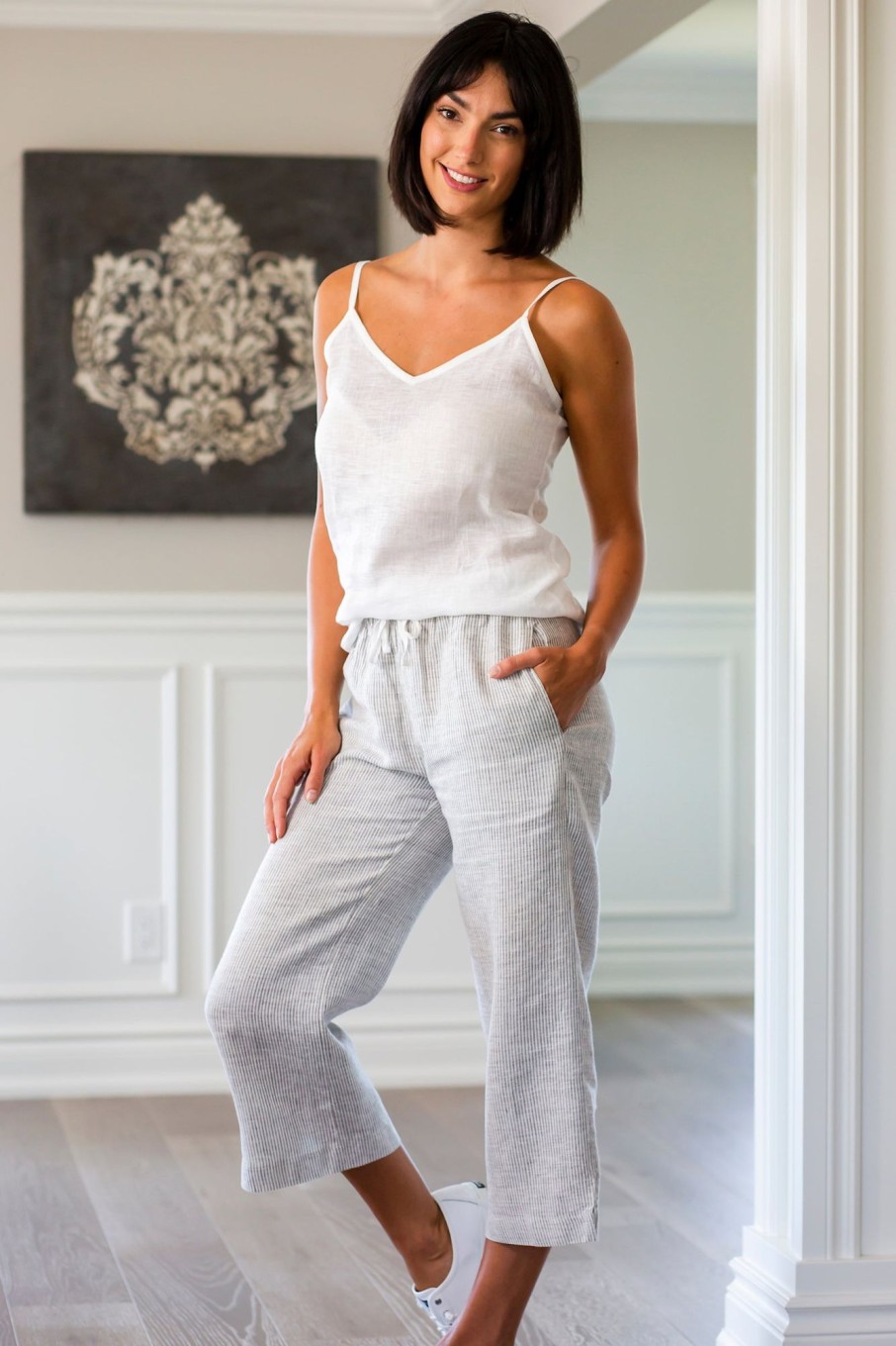 Apparel Crown Linen Designs | Cami Linen Tank