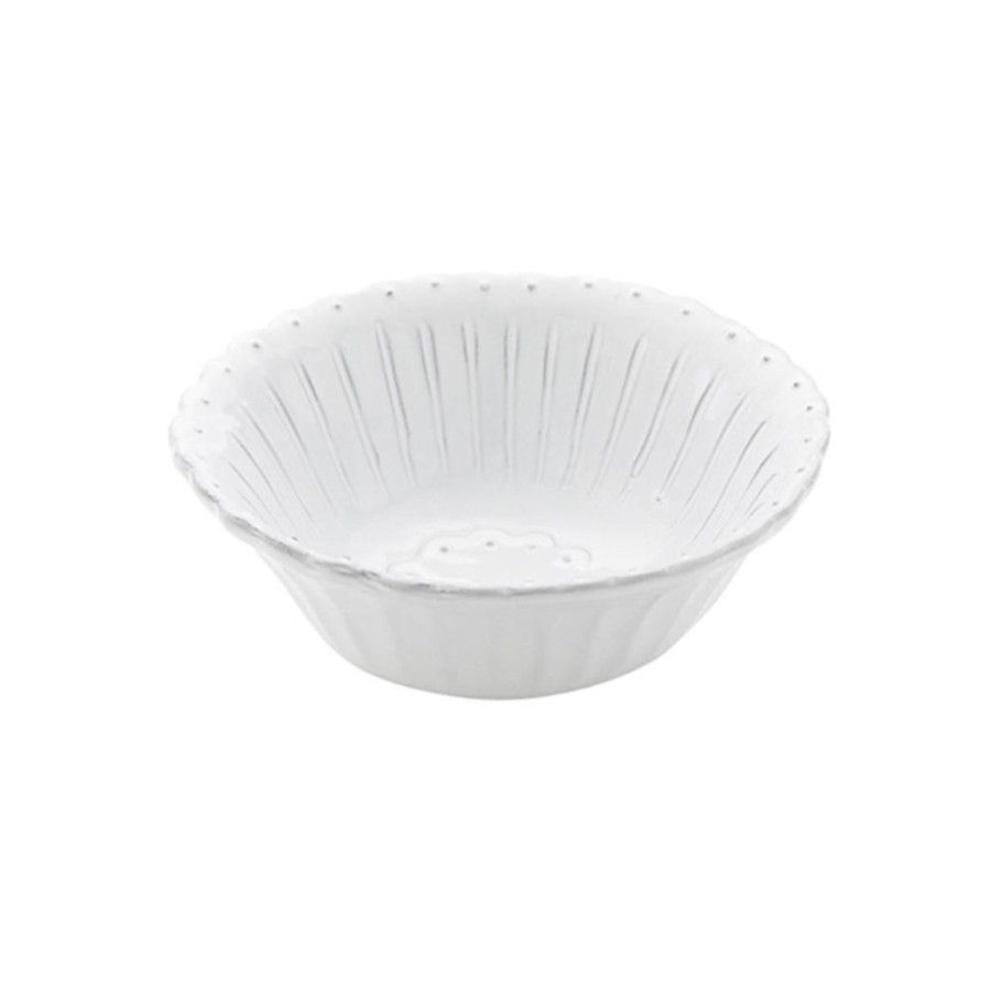 Table & Home Arte Italica Bowls | Bella Bianca Beaded Cereal Bowl