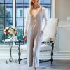 Apparel Crown Linen Designs | Cate Jumpsuit - Sale Grey