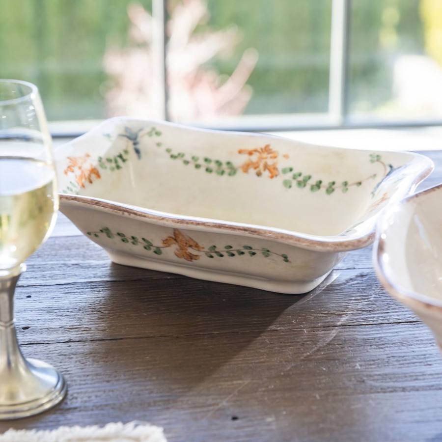 Table & Home Arte Italica Serving Bowls | Medici Rectangular Dish